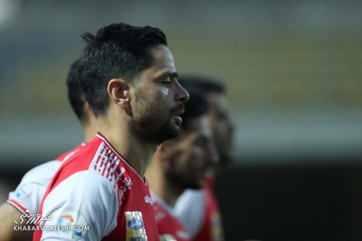 تصاویر عجیبترین تمرین پرسپولیس؛ بدون حتی یک لبخند!