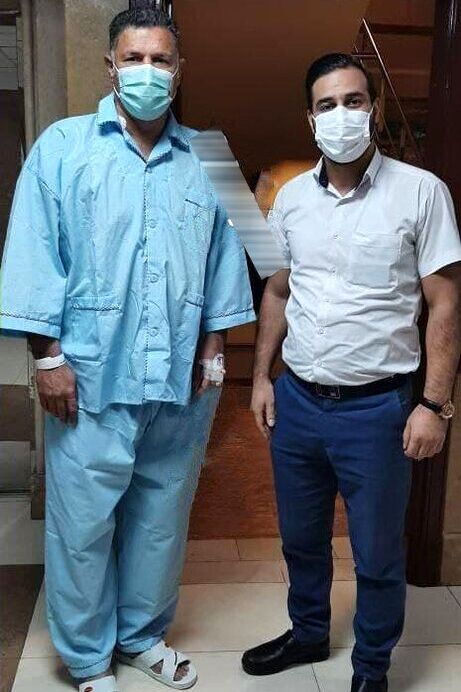 اخراج از بیمارستان به دلیل عکس گرفتن با علی دایی