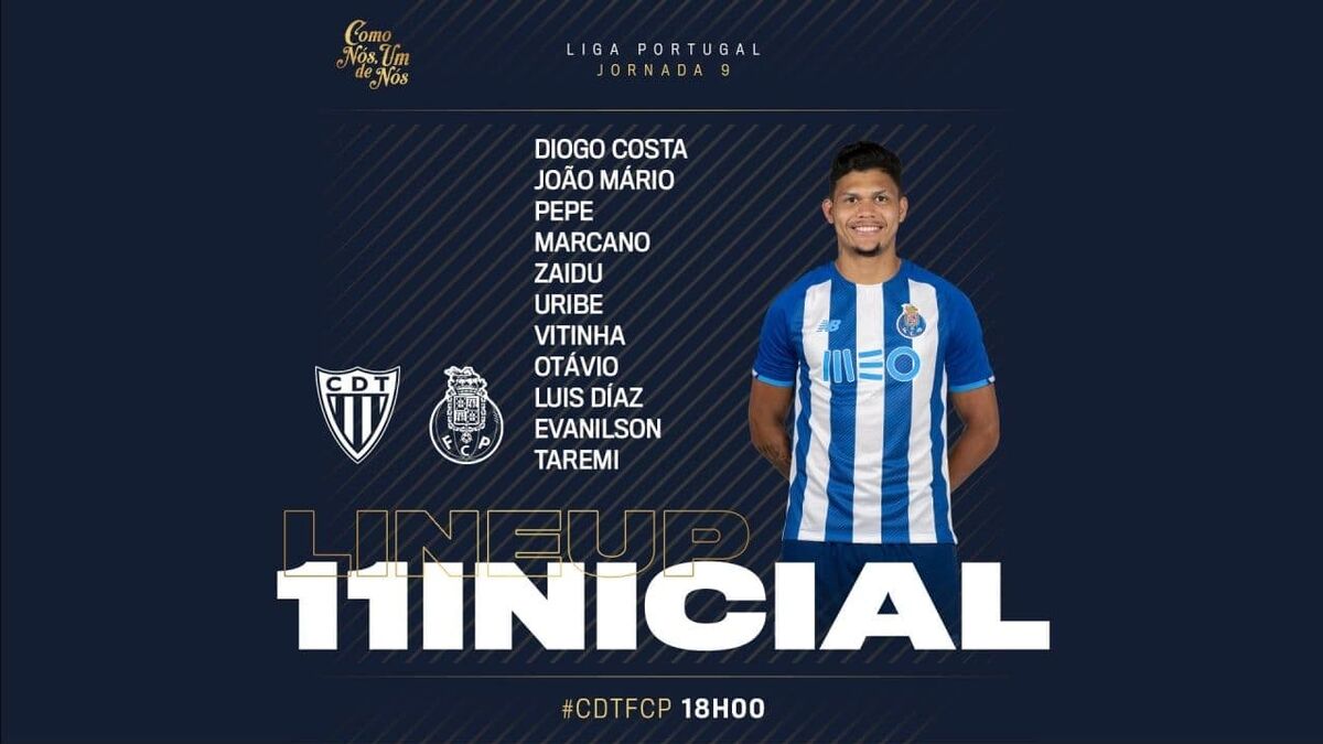 طارمی در ترکیب پورتو مقابل توندلا