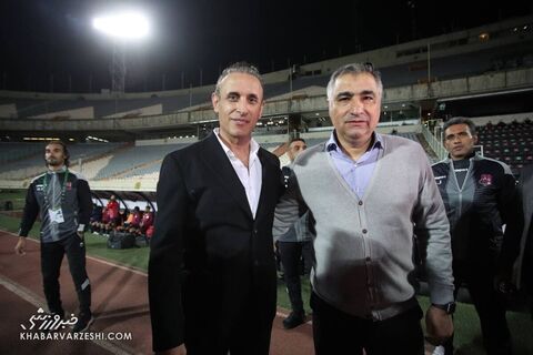 یحیی گل‌محمدی و ساکت الهامی؛ پرسپولیس - نساجی