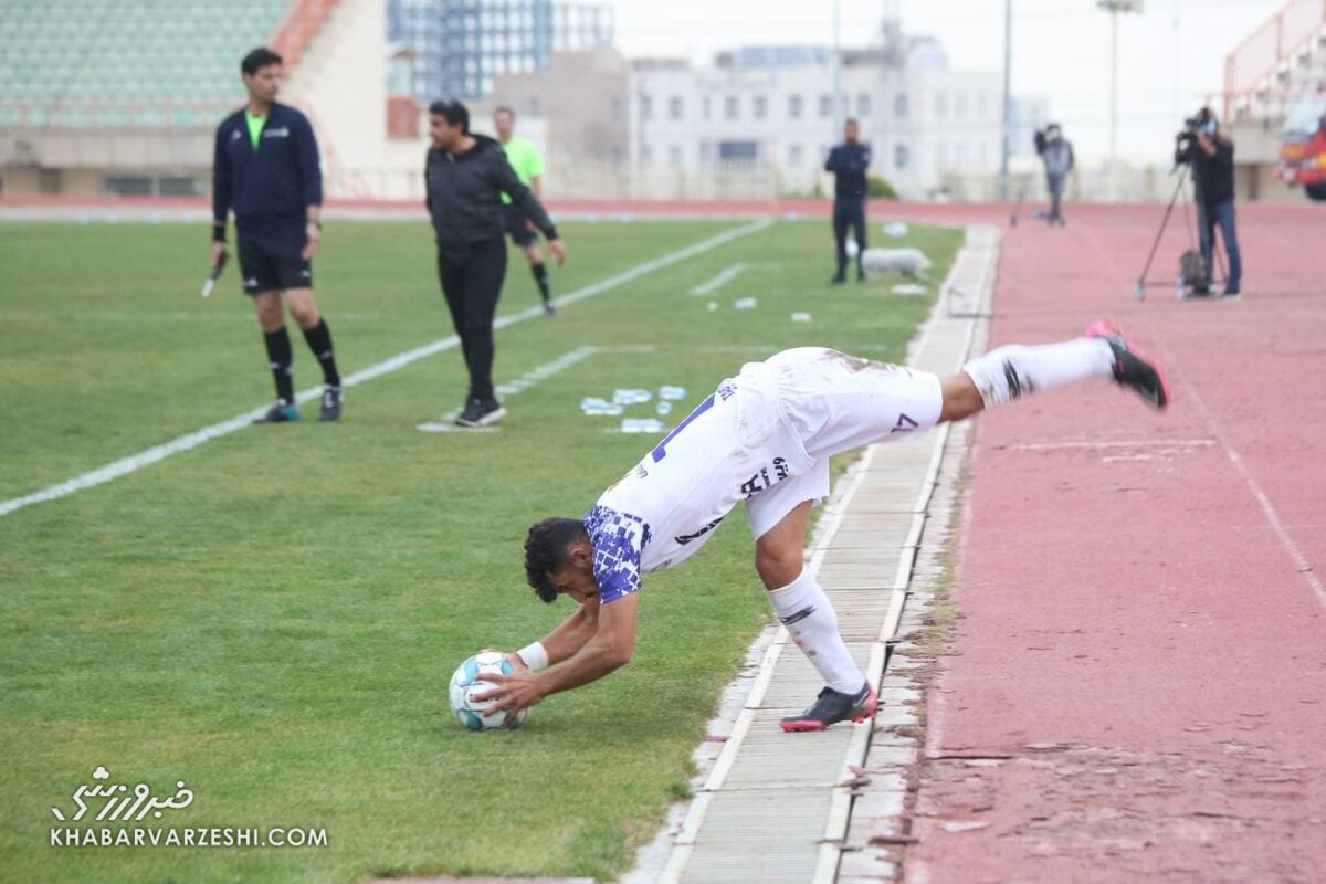 تصاویر| گلزنی به سبک معبد شائولین/ جالب‌ترین گل در لیگ فوتبال ایران را ببینید