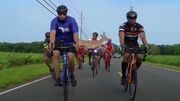 ویدیو| برخورد آهو با دوچرخه‌سواران در نیوجرسی آمریکا