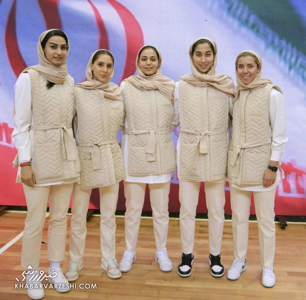 عکس| رونمایی از لباس بسیار زیبای تیم ملی بسکتبال بانوان ایران
