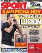 روزنامه اسپورت| ژاوی امروز با بارسلونا می‌بندد