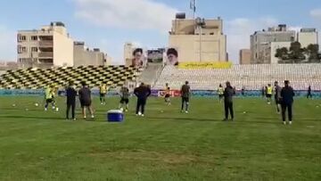 ویدیو| گرم کردن بازیکنان استقلال پیش از آغاز دیدار با فجر سپاسی