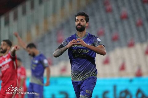 شادی گل آرمین سهرابیان؛ پرسپولیس - گل‌گهر