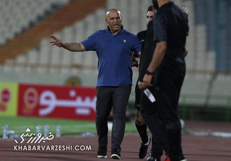 منصوریان: بازیکنان ما باید فوتبال آبادانی یاد بگیرند/ ما هم ناراحتیم که سه امتیاز را نگرفتیم