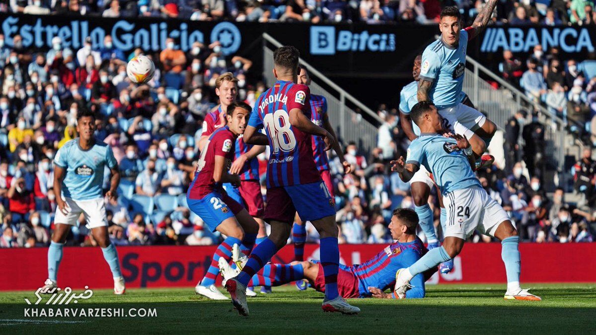 سلتاویگو ۳ - بارسلونا ۳/ توقف در آخرین دقیقه قبل از ورود ژاوی