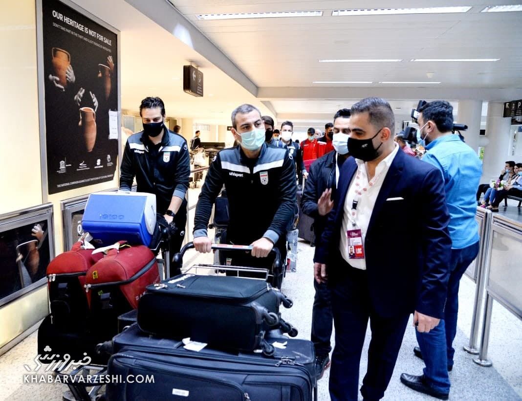 عکس| ملی‌پوشان با دست پُر به لبنان رسیدند