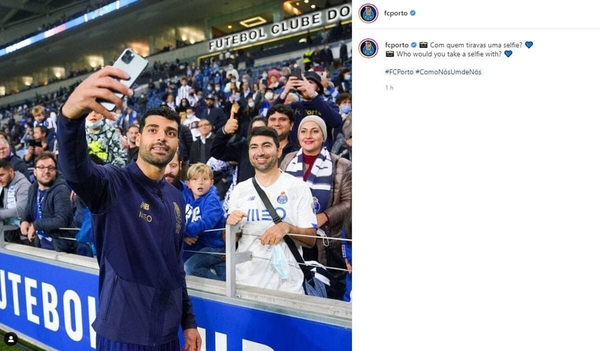 عکس| پست معنادار باشگاه پورتو برای مهدی طارمی/ حمایت تمام قد به سبک پرتغالی ها