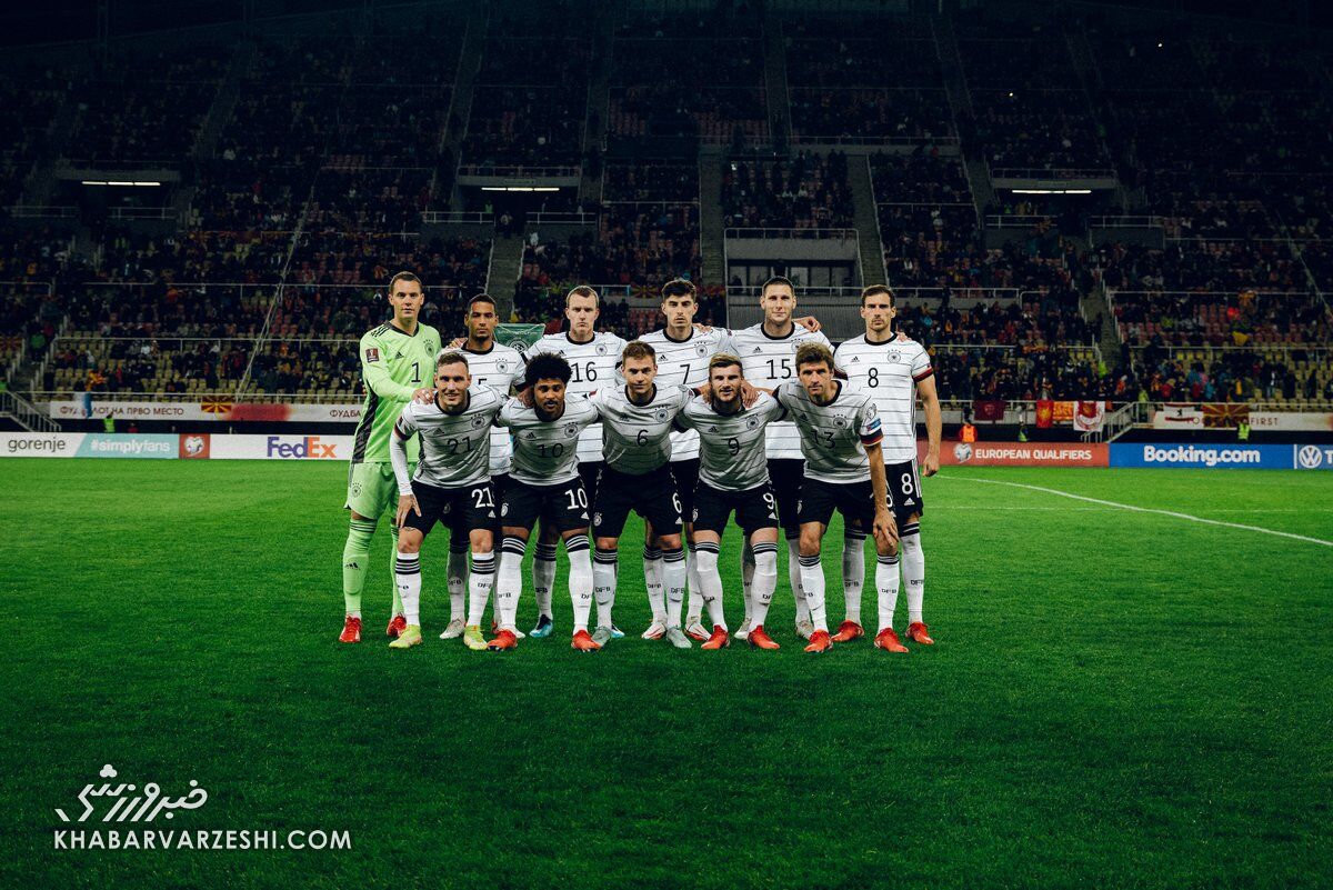 عکس تیمی آلمان؛ مقدونیه - آلمان