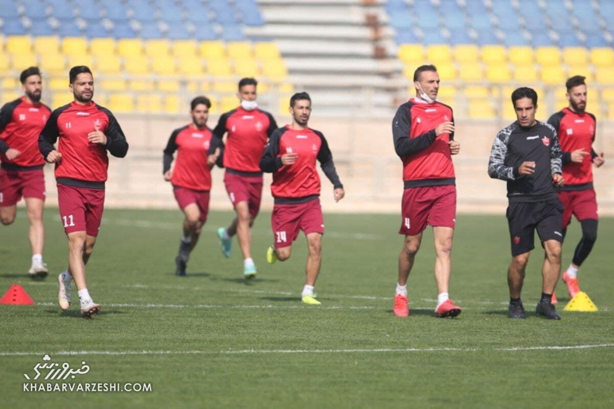 گزارش تمرین پرسپولیس در روزی که ۷ نفر غیبت کردند