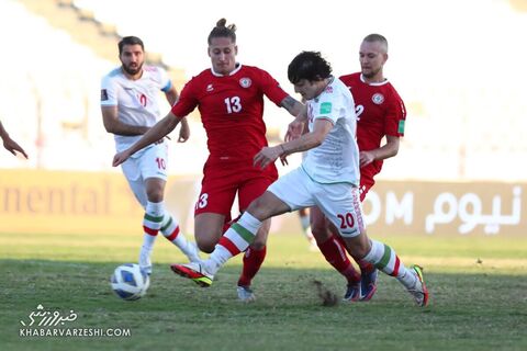 گل سردار آزمون؛ لبنان - ایران