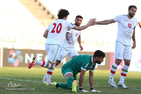شادی گل سردار آزمون؛ لبنان - ایران