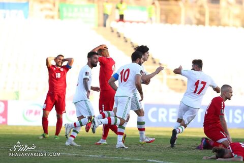 شادی گل سردار آزمون؛ لبنان - ایران