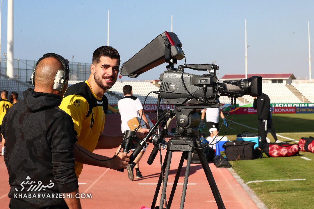 عکس|حرکت جالب 2 بازیکن تیم ملی در تمرینات/ عزت اللهی فیلم‌بردار شد!