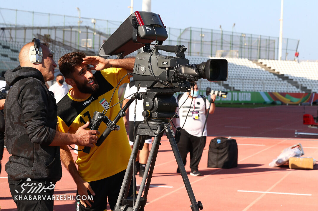 عکس|حرکت جالب 2 بازیکن تیم ملی در تمرینات/ عزت اللهی فیلم‌بردار شد!