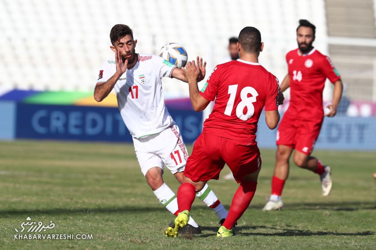 ببینید| اولین تصاویر واضحی که نشان می‌دهد گل لبنان به ایران مردود بود 