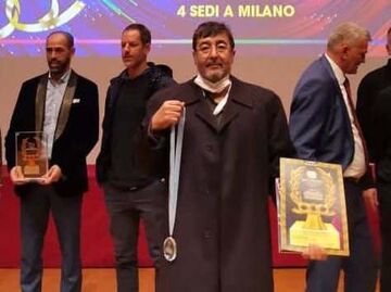 عکس| ورزش ایران مدال بلورین جشنواره میلان را دریافت کرد