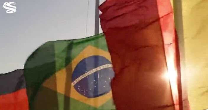 ویدیو| اهتزاز پرچم ۵ کشور در قطر به بهانه صعود به جام جهانی