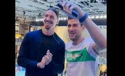 ویدیو| ملاقات جوکوویچ با زلاتان در حاشیه مسابقات تورین