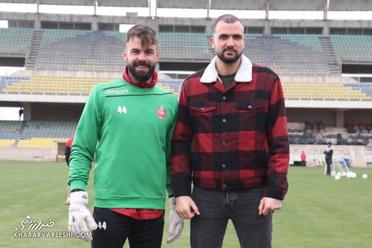 عکس| برگزاری تمرین پرسپولیس با یک مهمان ویژه