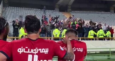 ویدیو| شادی هواداران نساجی بعد از تساوی با استقلال