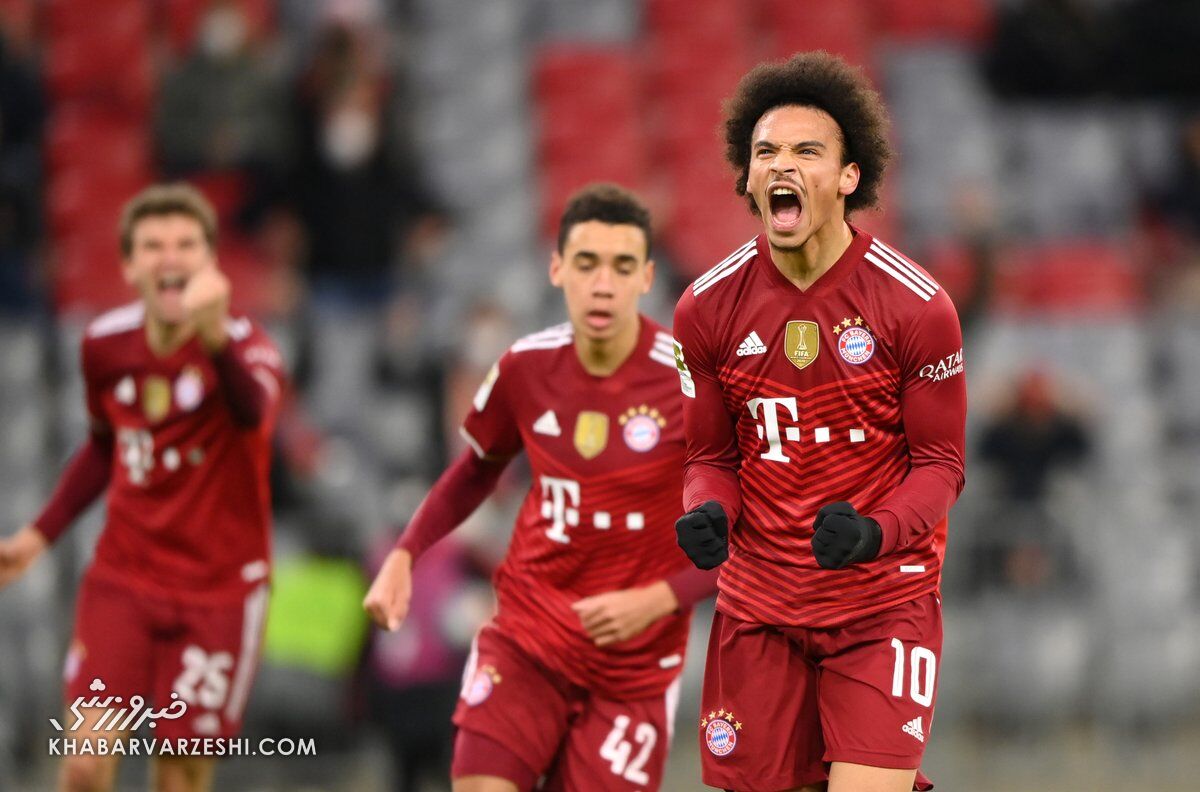 شادی گل سانه؛ بایرن‌مونیخ - بیلفلد