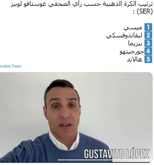 افشای ترتیب نامزدهای توپ طلای ۲۰۲۱