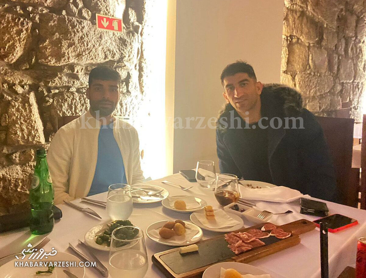 تصاویر| ملاقات خاص طارمی و بیرانوند در یک رستوران لیسبون/ دو ستاره تیم ملی چه گفتند؟