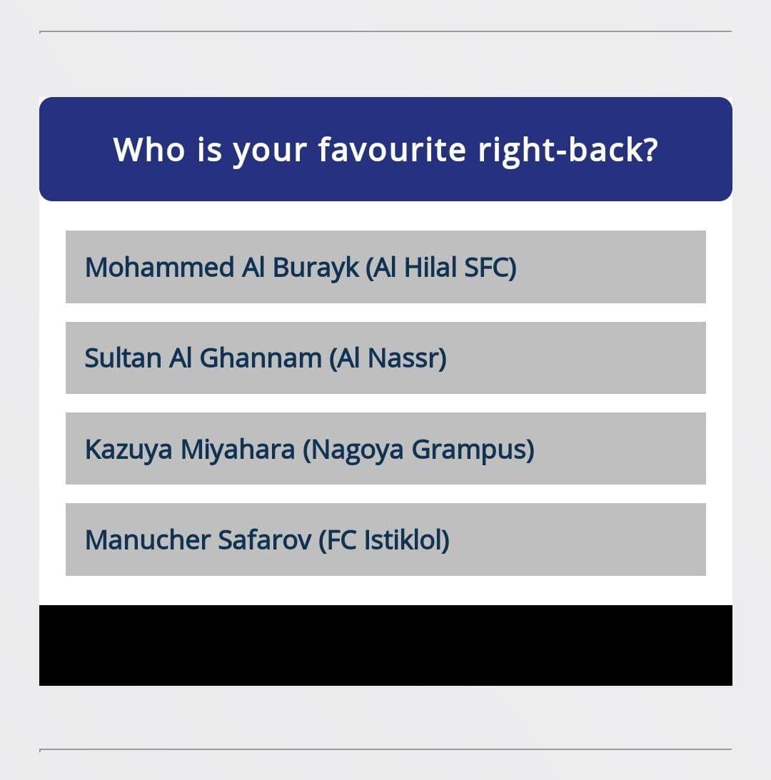  بازیکن تاجیک پرسپولیس، کاندیدای بهترین مدافع آسیا 