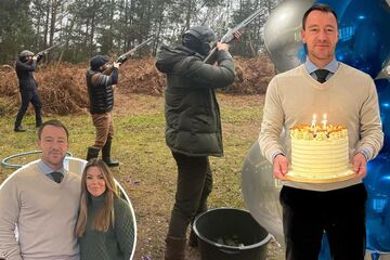 تصاویری از جشن تولد متفاوت اسطوره لیگ برتری/ تیراندازی خاطره‌انگیز همراه دوستان!