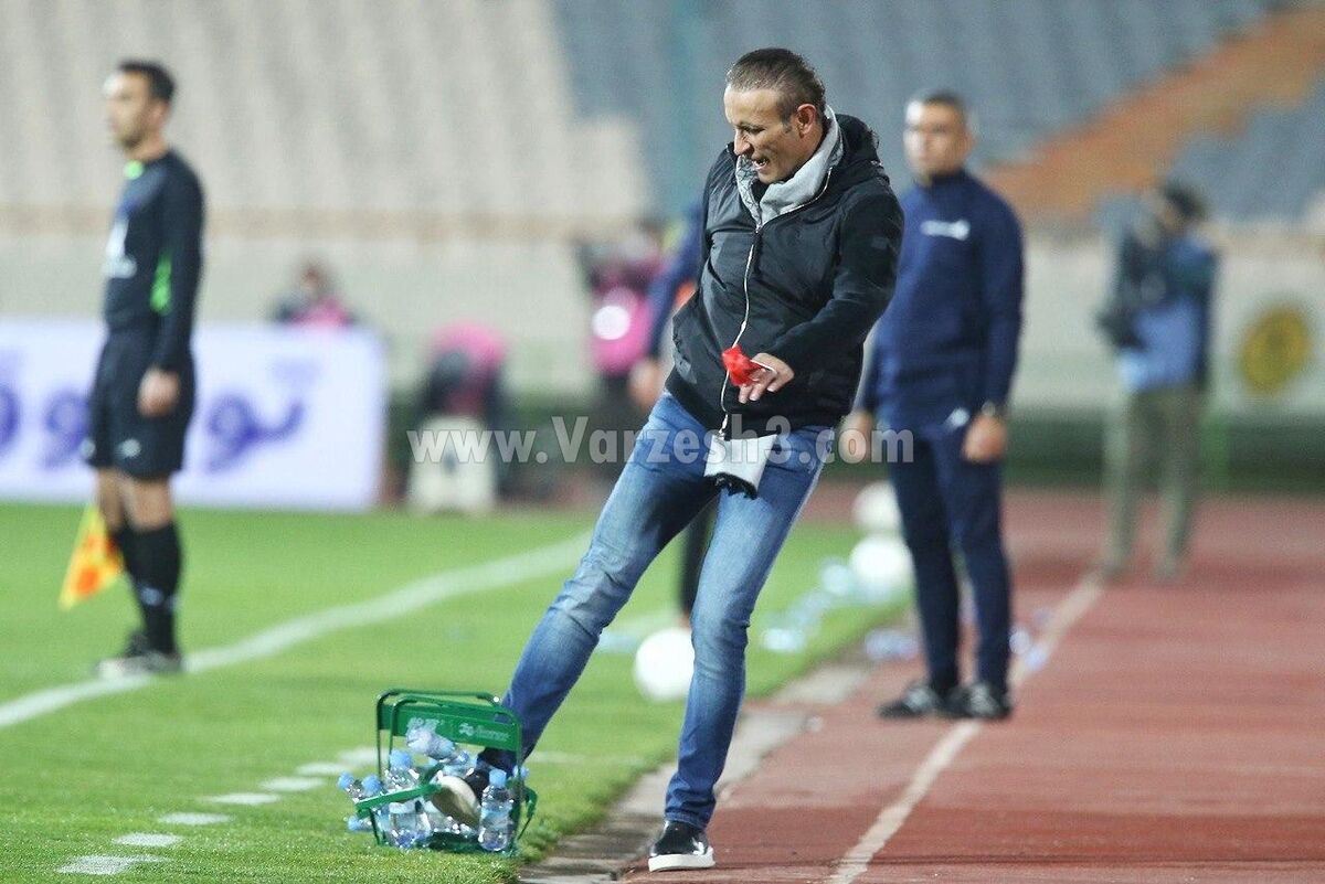 ۵ تصویر از لگد محکم یحیی؛ یک گل‌محمدیِ متفاوت ببینید/ طغیان سرمربی پرسپولیس