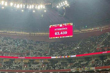 رکوردی بی‌نظیر در تاریخ فوتبال قطر/ ۶۳ هزار تماشاگر در یک بازی!