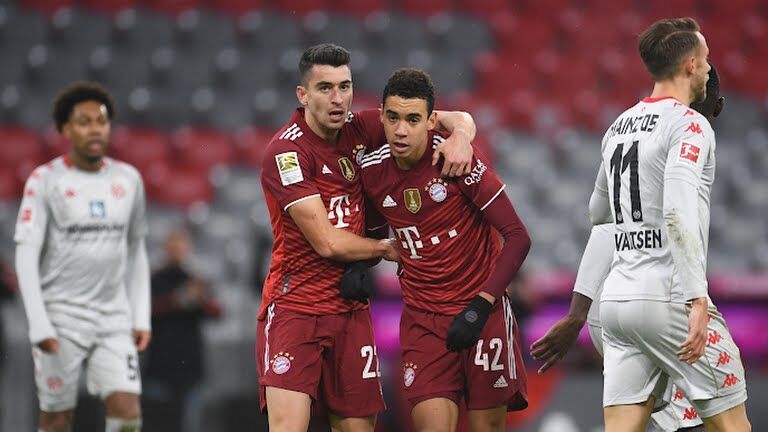 ویدیو| خلاصه بازی بایرن مونیخ ۲-۱ ماینتس/ کام‌بک باواریایی ها مقابل ماینتس