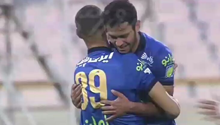 ویدیو| گل اول استقلال به سپاهان توسط سلمانی