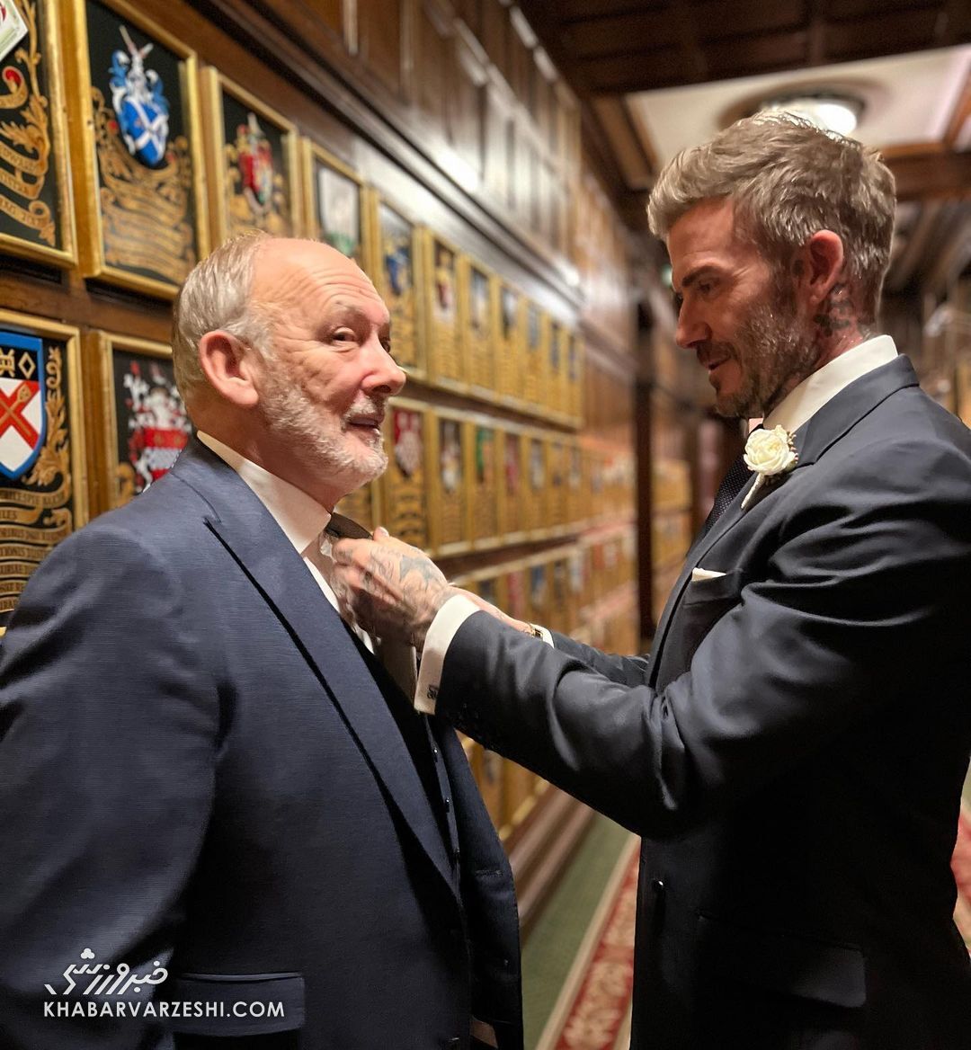 ازدواج پدر دیوید بکام