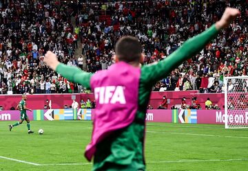 تصاویر جذاب از شادی قبل از گل در فینال!