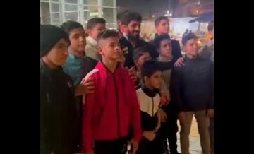 ویدیو| استقبال جوان های عراقی از حسن یزدانی