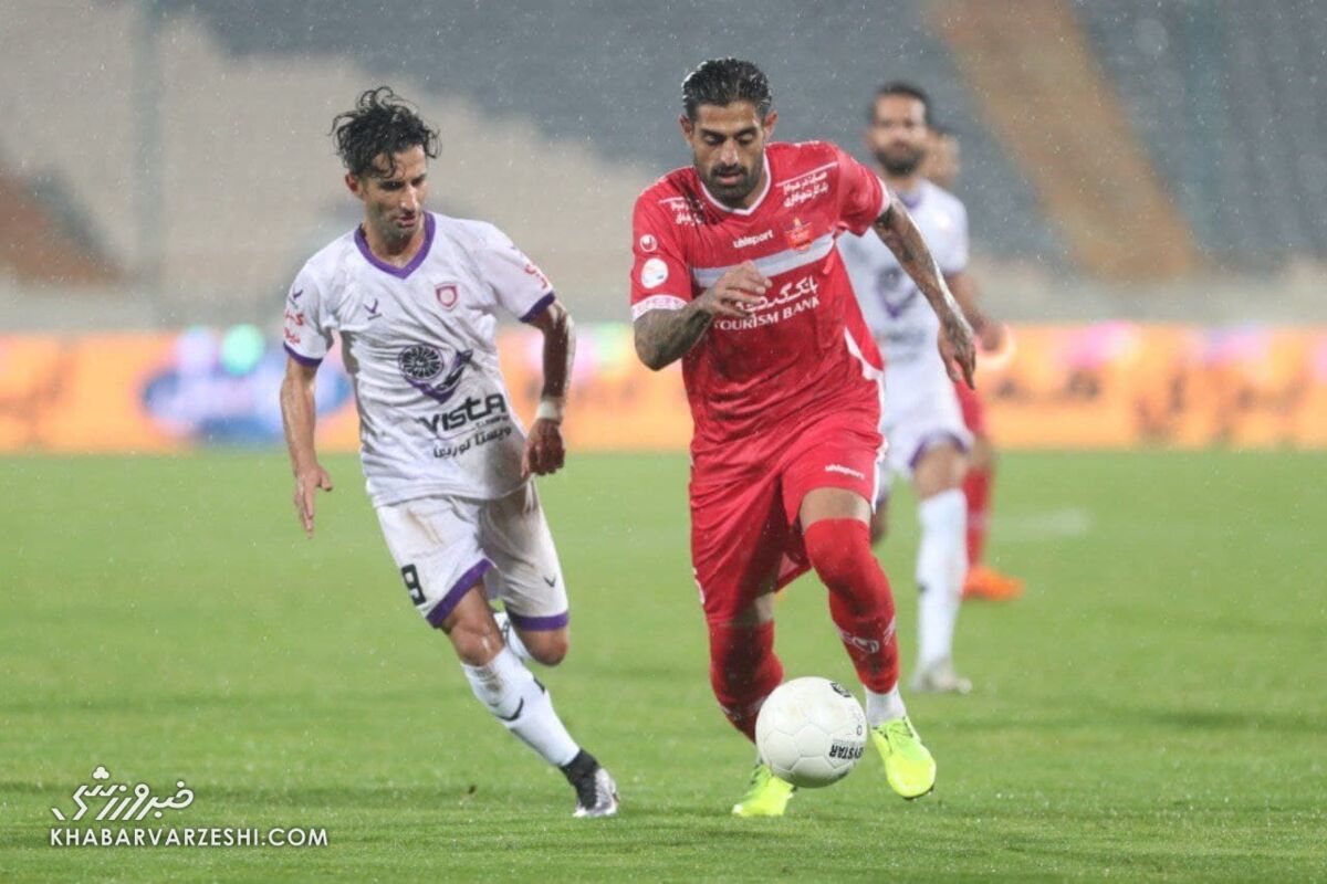 عکس| روش جالب بازیکن پرسپولیس برای انتشار خبر بچه دار شدن!
