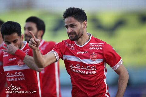 شادی گل کمال کامیابی‌نیا؛ سپاهان - پرسپولیس