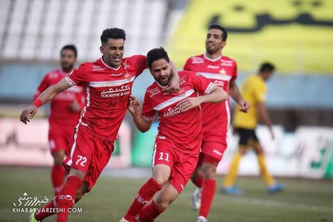 شادی گل کمال کامیابی‌نیا؛ سپاهان - پرسپولیس