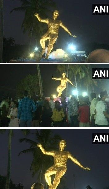 عکس| تظاهرات در هند به خاطر کریس رونالدو