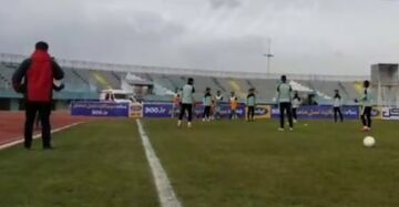 ویدیو| گرم کردن بازیکنان آلومینیوم پیش از آغاز دیدار با استقلال
