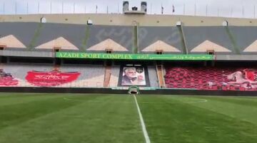 ویدیو| ورزشگاه آزادی ساعاتی پیش از شروع دیدار پرسپولیس - تراکتور