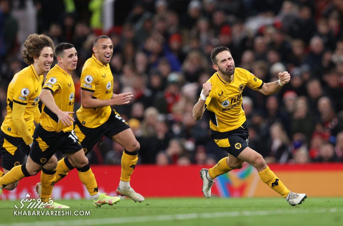 شادی گل موتینیو؛ منچستریونایتد - ولورهمپتون