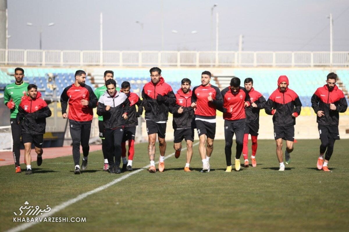 ریکاوری و تمرین پرسپولیسی‌ها در هوای مطبوع