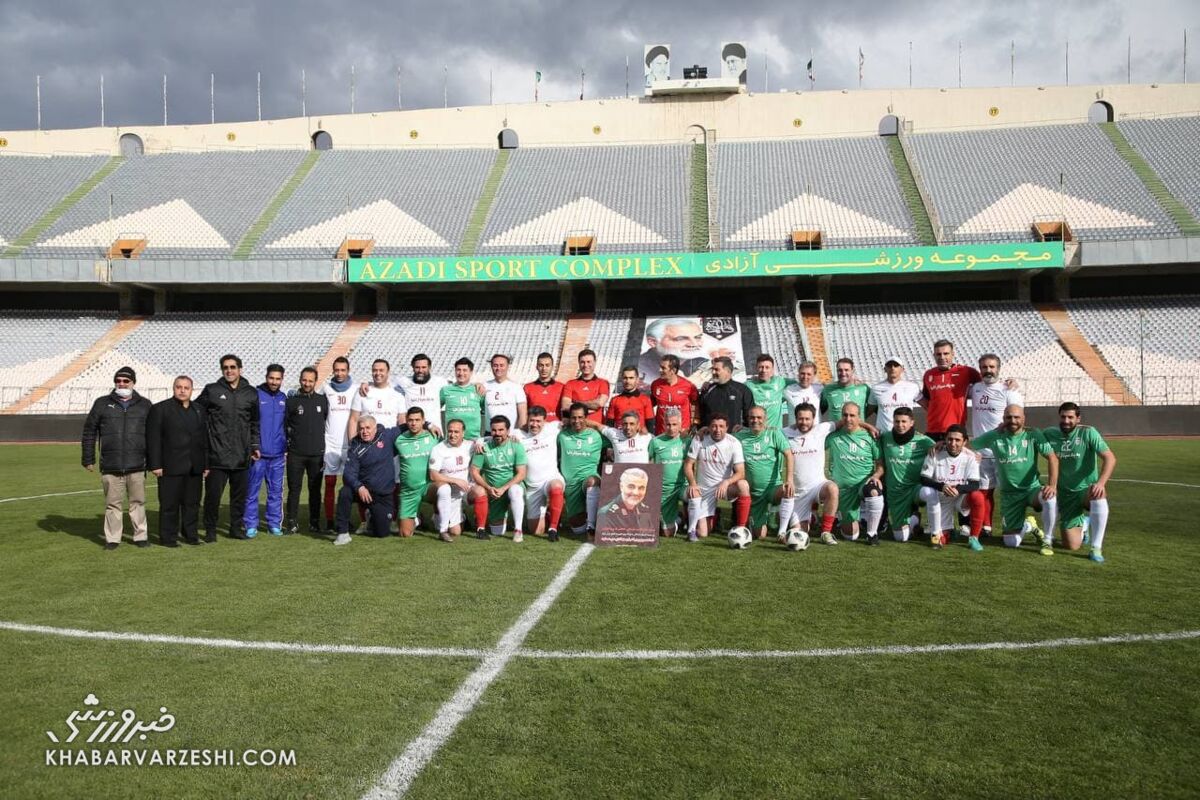 پیشکسوتان سرخابی مغلوب ملی‌پوشان ۹۸ شدند