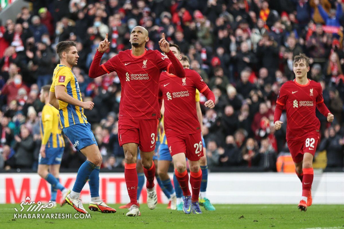 لیورپول ۴ - شروزبری ۱/ صعود راحت قرمزها
