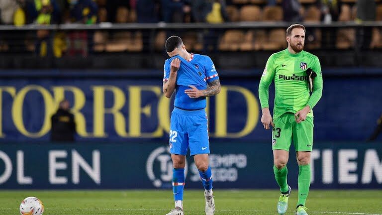 ویدیو| خلاصه بازی ویارئال - اتلتیکو مادرید/ تقسیم امتیازات به سود آبی‌اناری‌ها